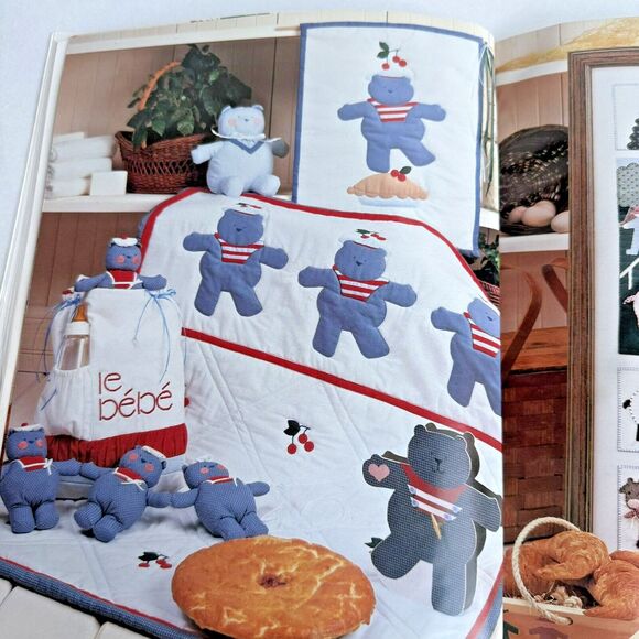 A Little French Pantry Quilting CrossStitch Iron On Book Vanessa-Ann Collection - Picture 6 of 11